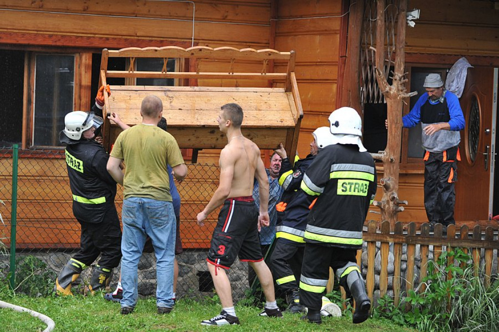 Pożar w Białce Tatrzańskiej