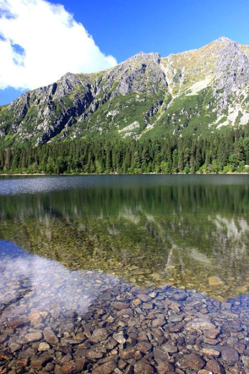 Hińczowy Staw, Koprowy Wierch i wrześniowe słońce