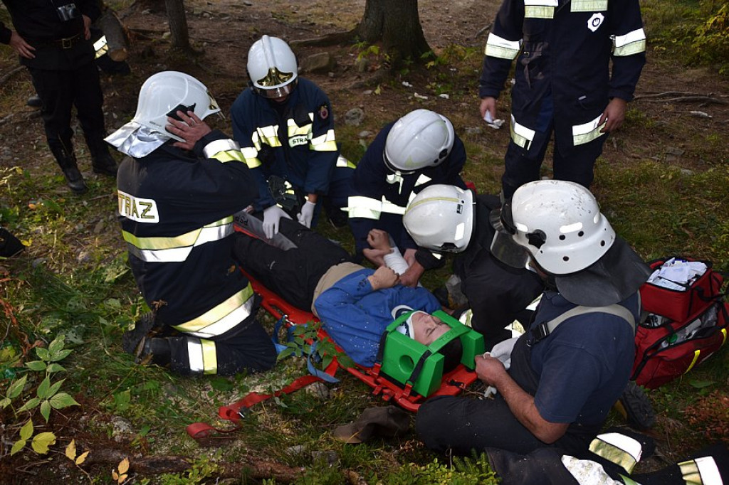 Gmina Bukowina Tatrzańska: Leśne manewry strażaków