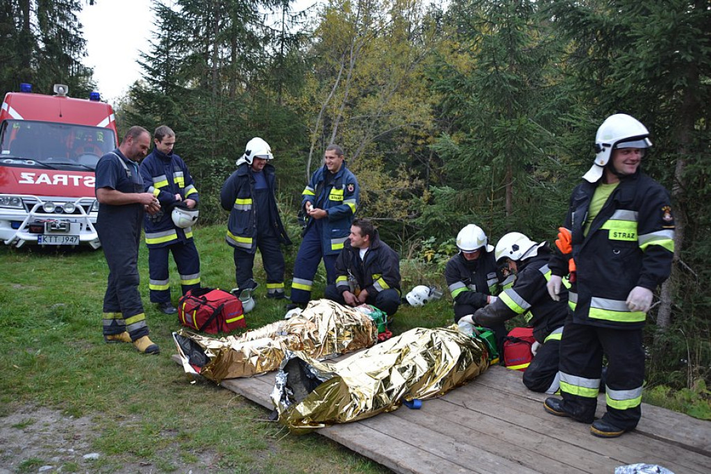 Gmina Bukowina Tatrzańska: Leśne manewry strażaków