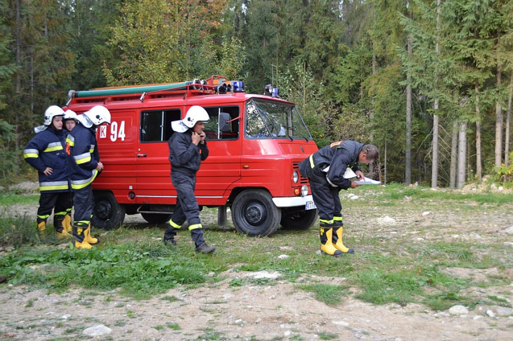 Gmina Bukowina Tatrzańska: Leśne manewry strażaków