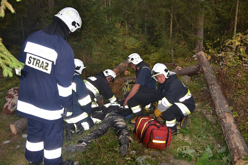 Gmina Bukowina Tatrzańska: Leśne manewry strażaków