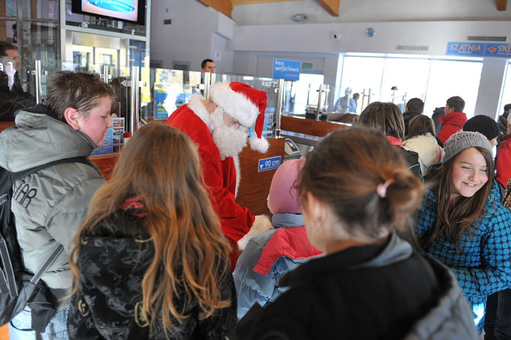Bukowina, Szaflary, Zakopane: Mikołaj w termach