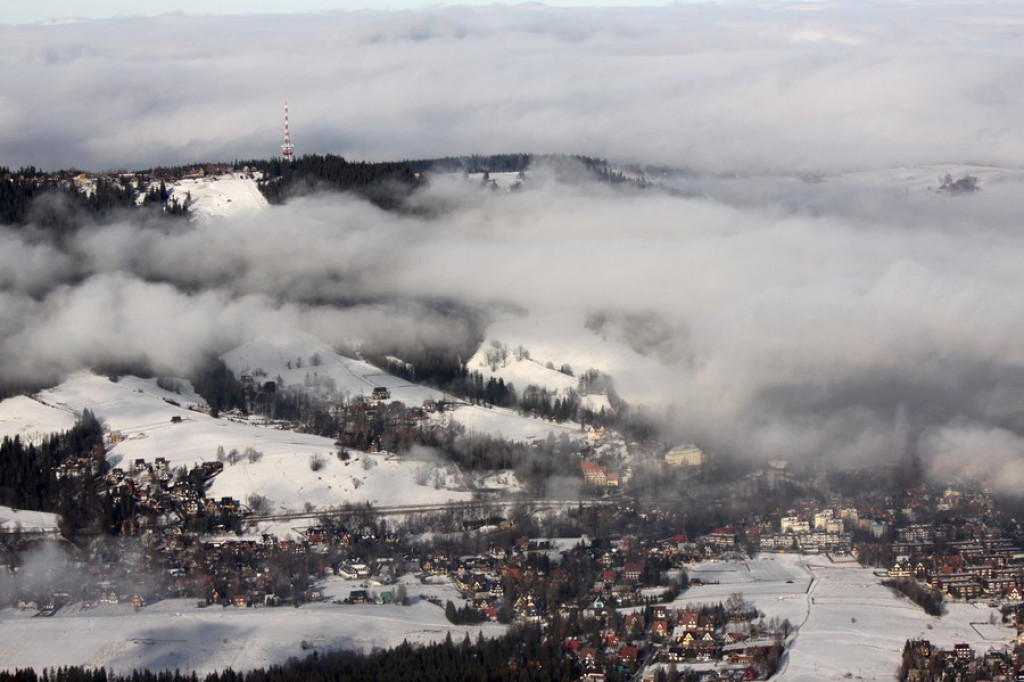 Błysk słońca na Sarniej Skale