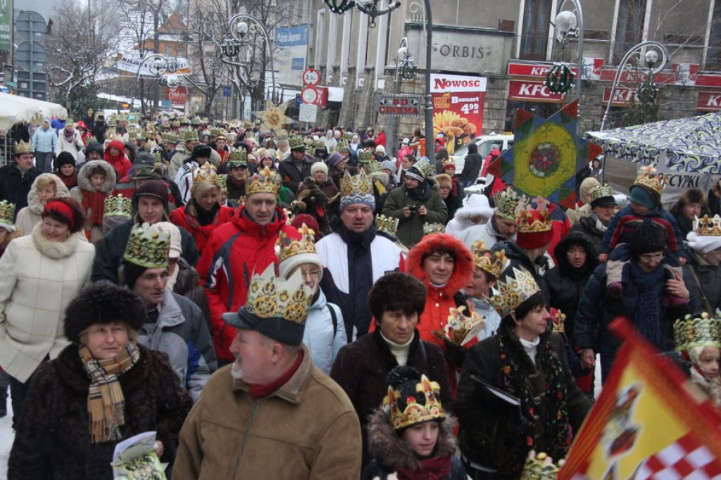 Orszak Trzech Króli przeszedł przez Zakopane