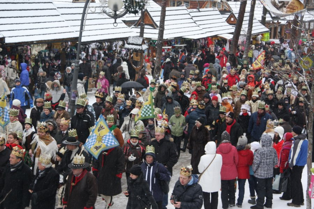 Orszak Trzech Króli przeszedł przez Zakopane