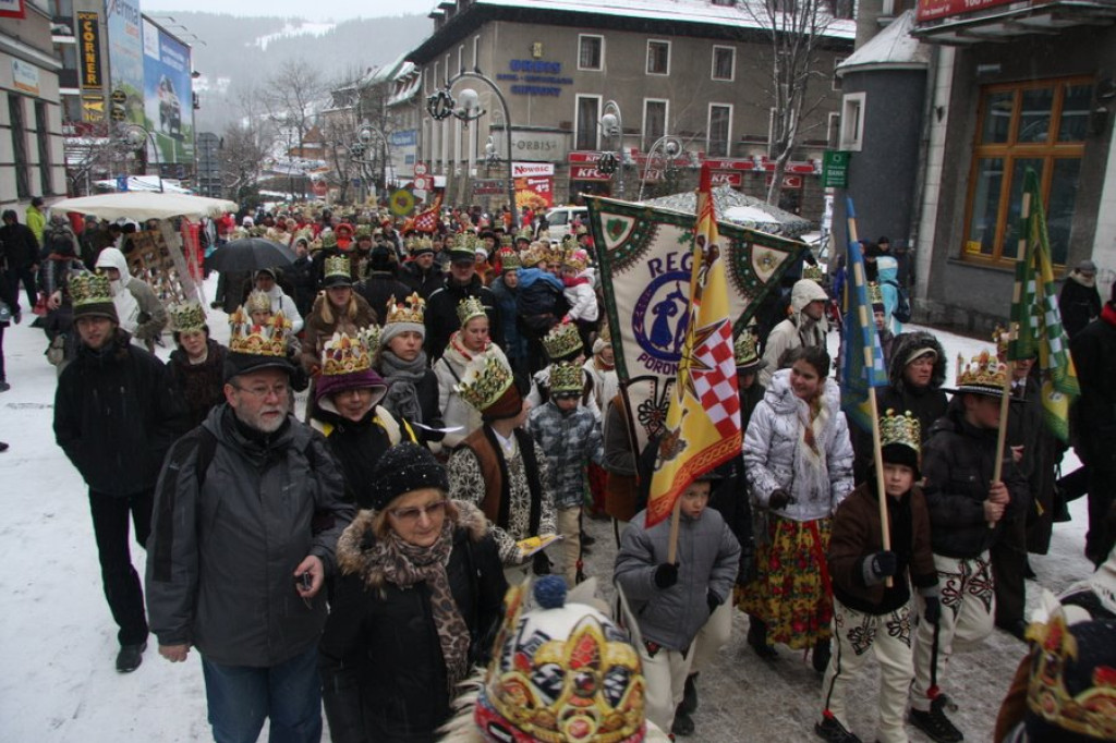 Orszak Trzech Króli przeszedł przez Zakopane