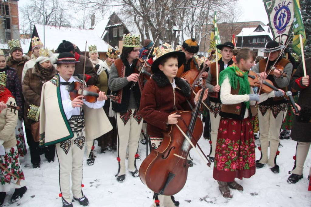 Orszak Trzech Króli przeszedł przez Zakopane