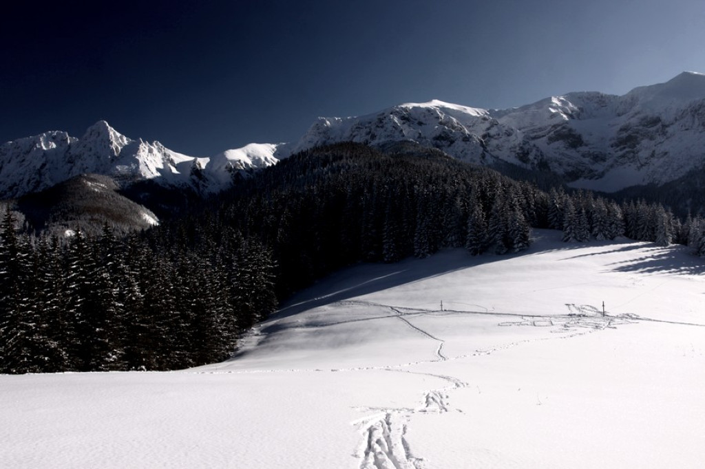 Piekne, mroźne i słoneczne Tatry