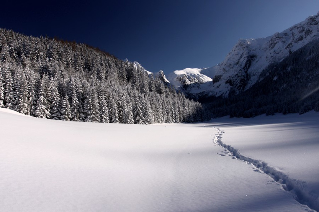 Piekne, mroźne i słoneczne Tatry