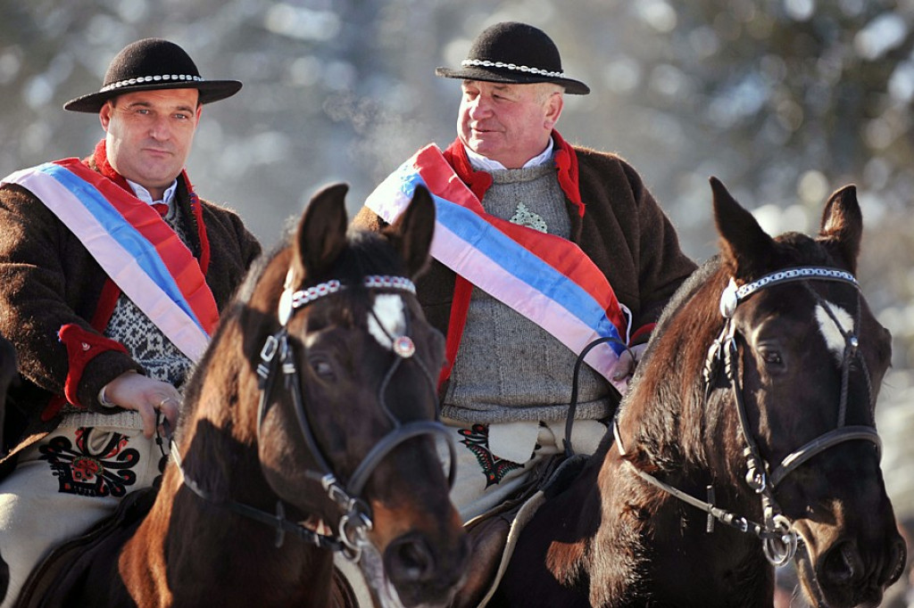 Parada Gazdowska i Kumotersko Gońba w Małem Cichem