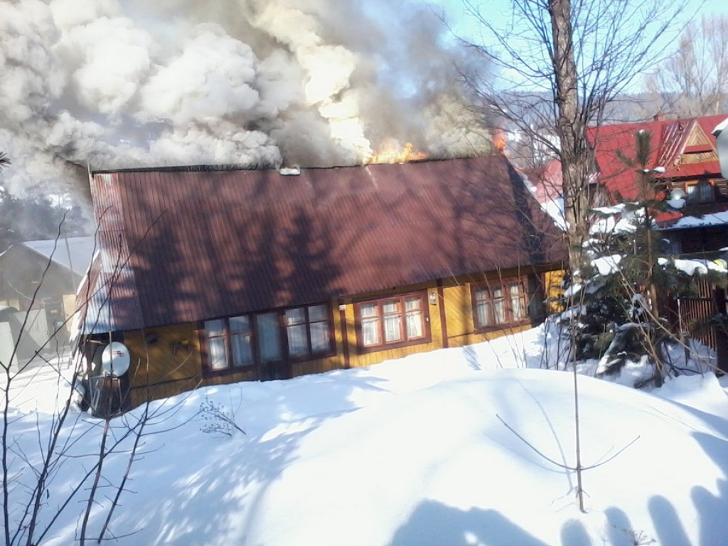 Zakopane: Groźny pożar przy Kościeliskiej
