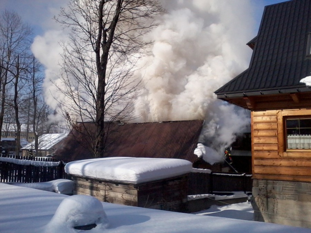 Zakopane: Groźny pożar przy Kościeliskiej