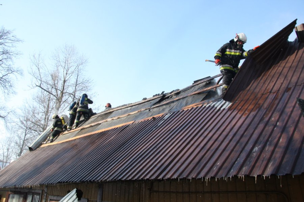 Zakopane: Groźny pożar przy Kościeliskiej