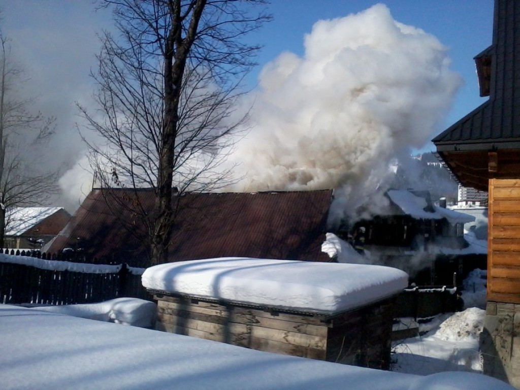 Zakopane: Groźny pożar przy Kościeliskiej