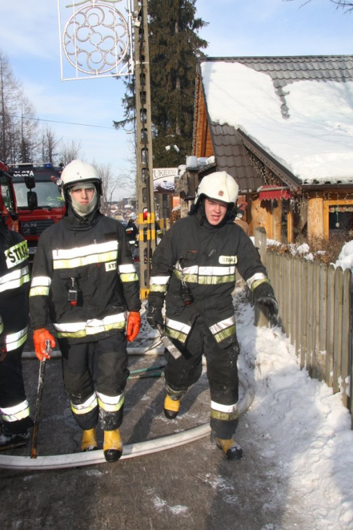 Zakopane: Trzeci pożar w ciągu doby