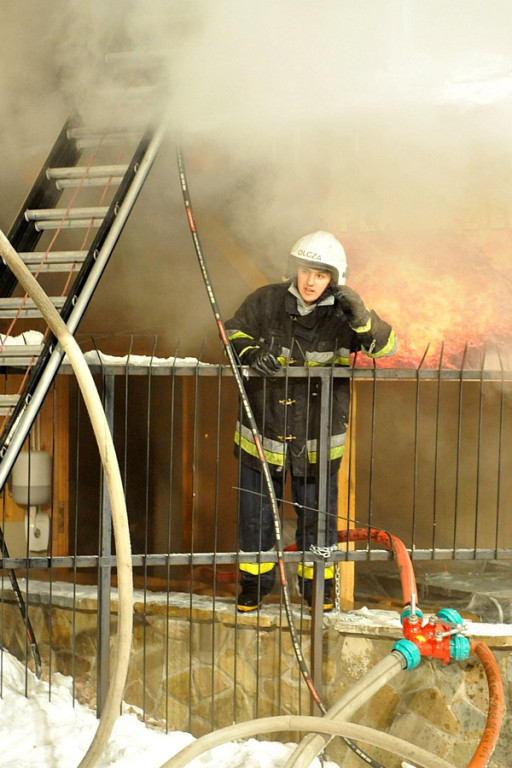 Zakopane: Pożar budynku „Watry” ul. Zamoyskiego