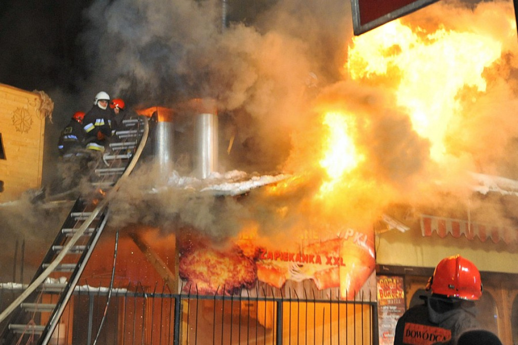 Zakopane: Pożar budynku „Watry” ul. Zamoyskiego