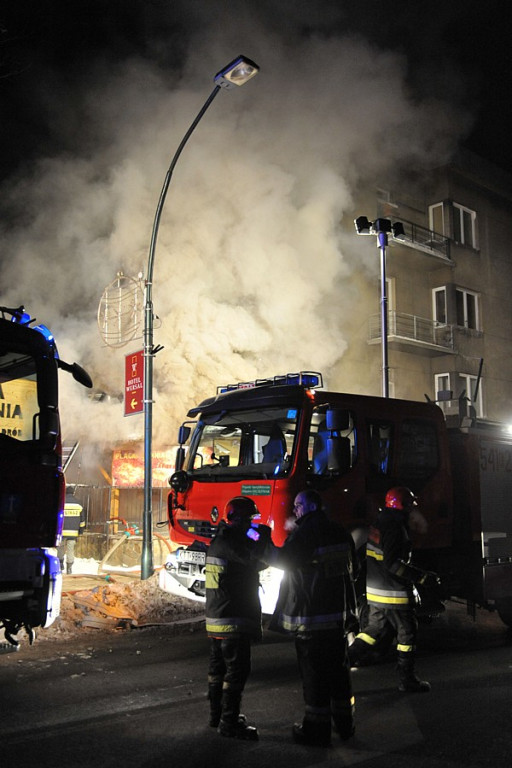 Zakopane: Pożar budynku „Watry” ul. Zamoyskiego