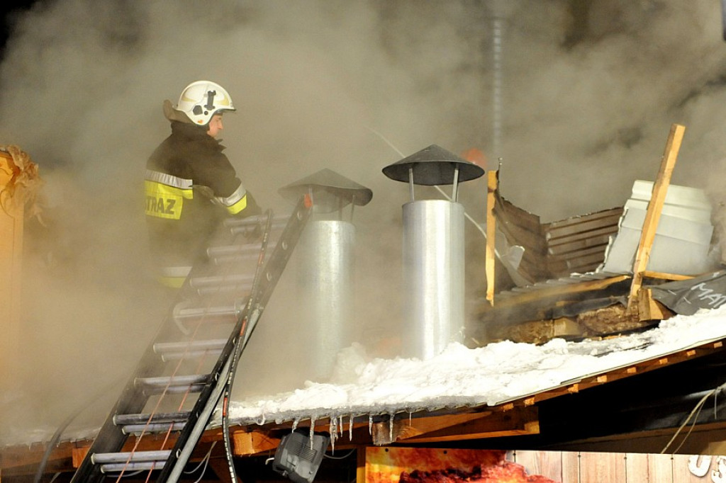 Zakopane: Pożar budynku „Watry” ul. Zamoyskiego
