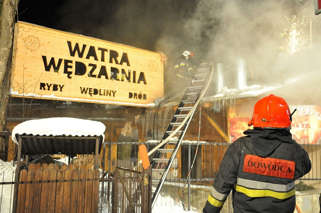 Zakopane: Pożar budynku „Watry” ul. Zamoyskiego
