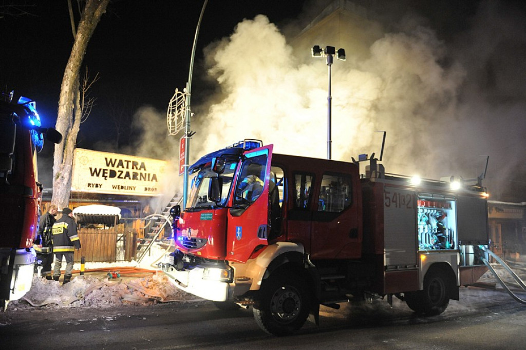 Zakopane: Pożar budynku „Watry” ul. Zamoyskiego