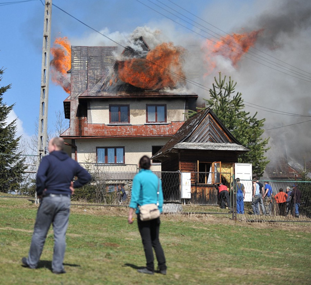 Pożar w Leśnicy