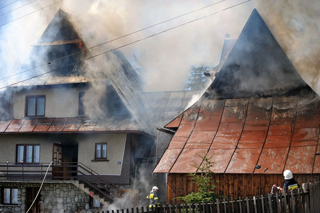 Pożar w Leśnicy