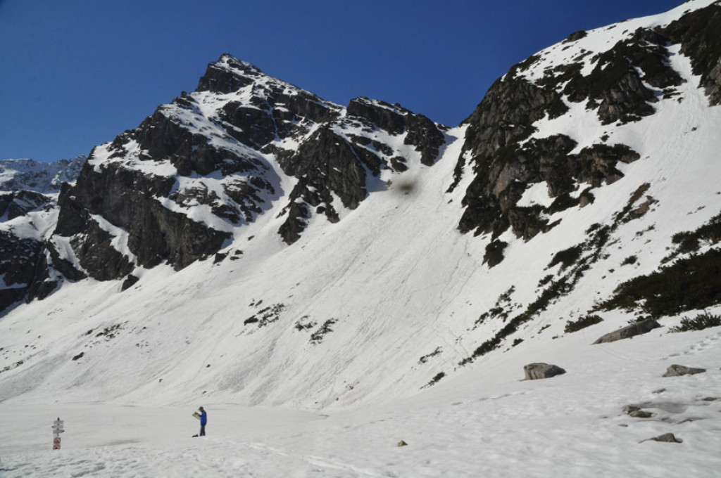 Zimowe Tatry na początku upalnego maja