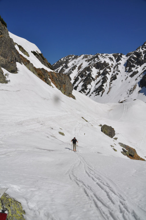 Zimowe Tatry na początku upalnego maja