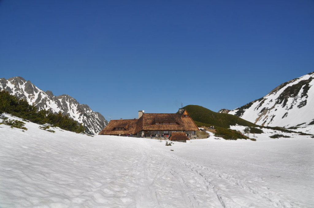 Zimowe Tatry na początku upalnego maja