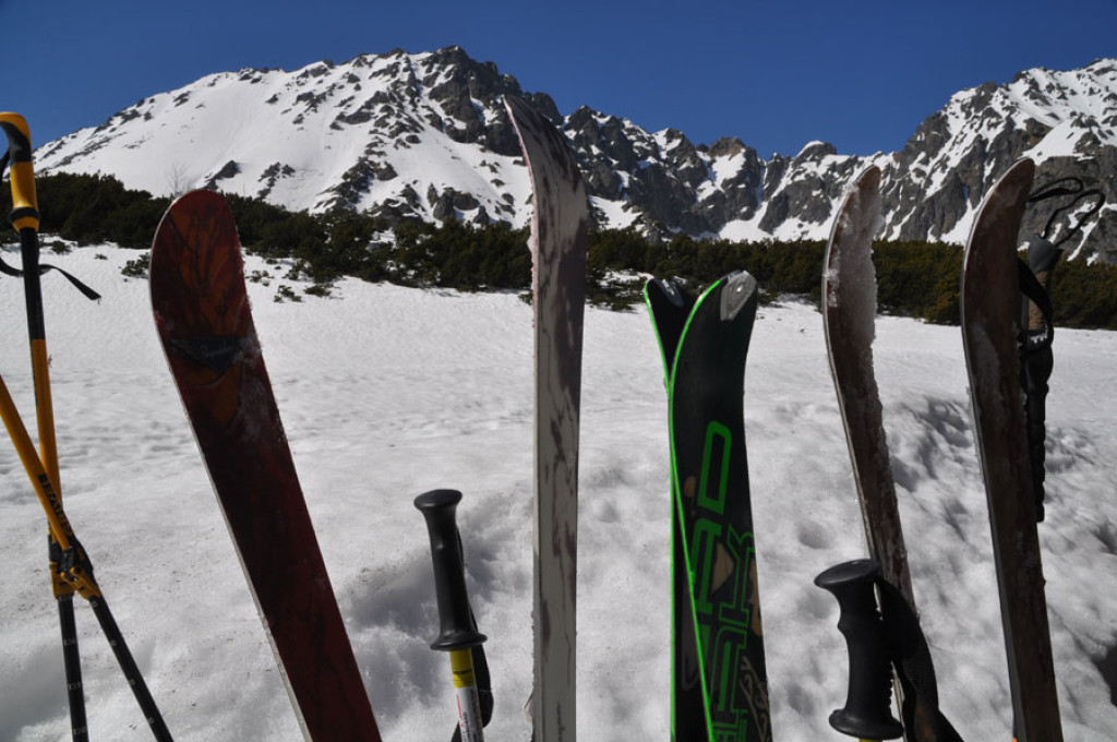 Zimowe Tatry na początku upalnego maja