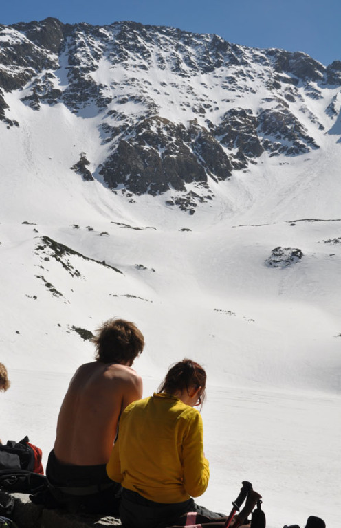 Zimowe Tatry na początku upalnego maja