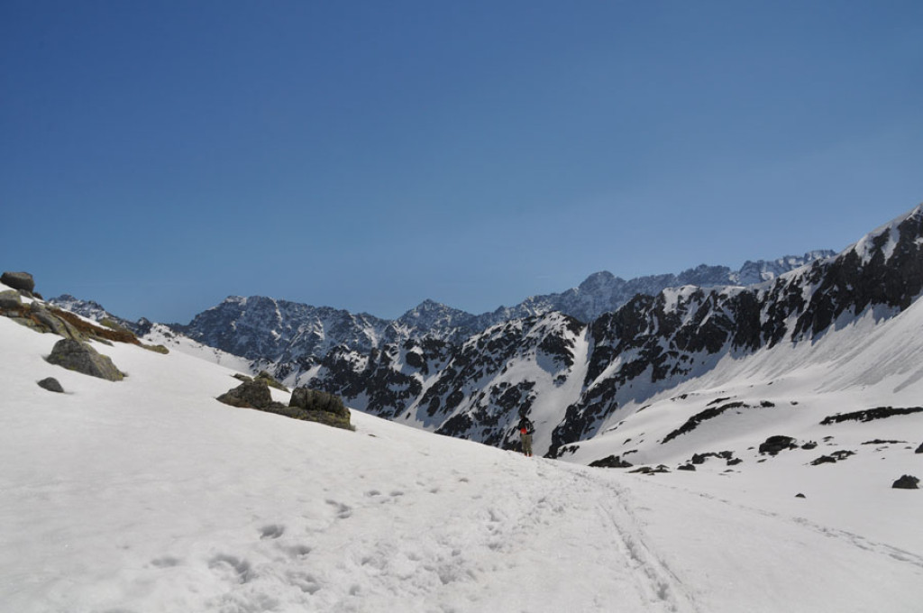 Zimowe Tatry na początku upalnego maja