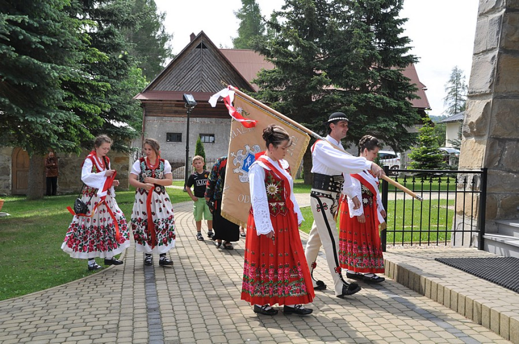 Poświęcenie sztandaru Związku Podhalan Oddział Miętustwo