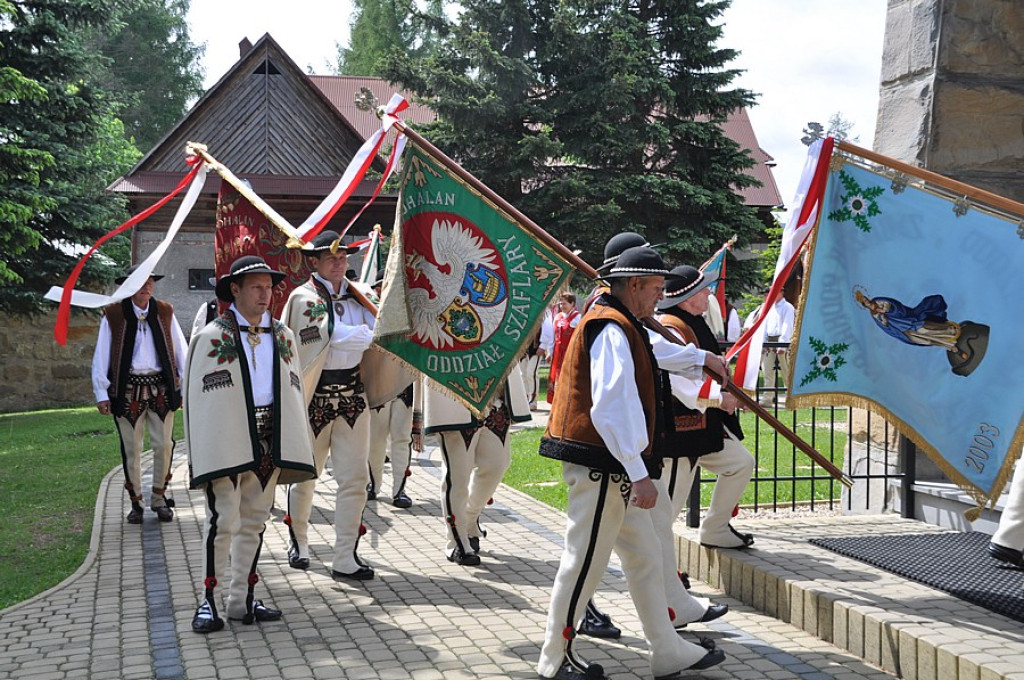 Poświęcenie sztandaru Związku Podhalan Oddział Miętustwo