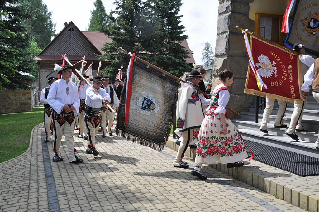 Poświęcenie sztandaru Związku Podhalan Oddział Miętustwo