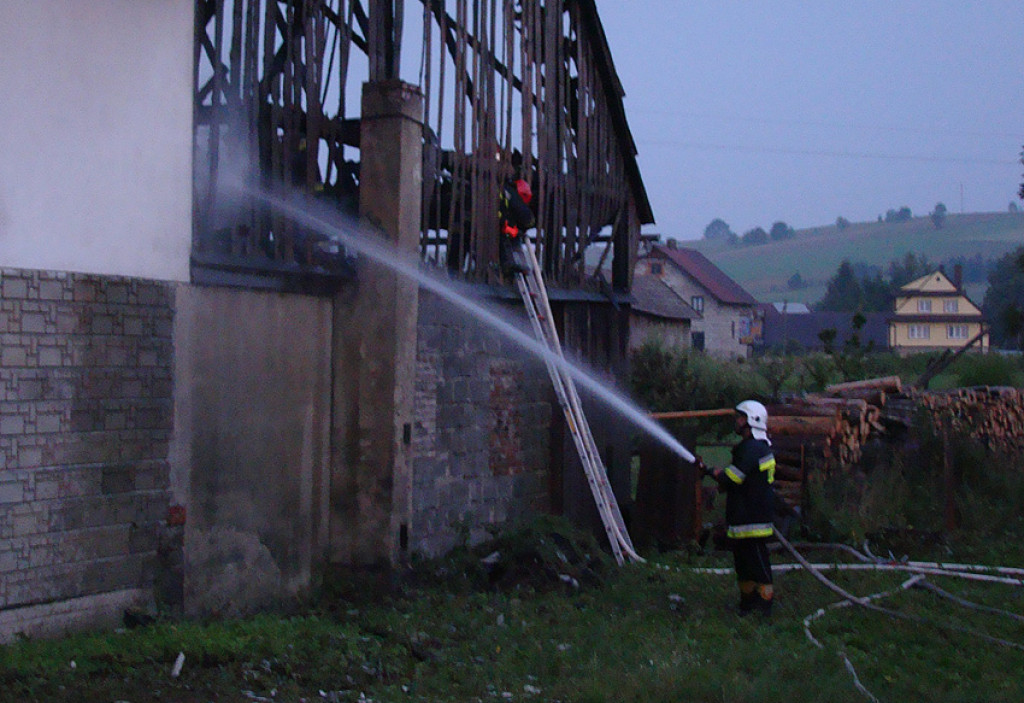 Pożar w Klikuszowej