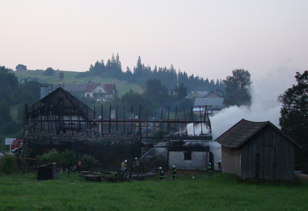 Pożar w Klikuszowej