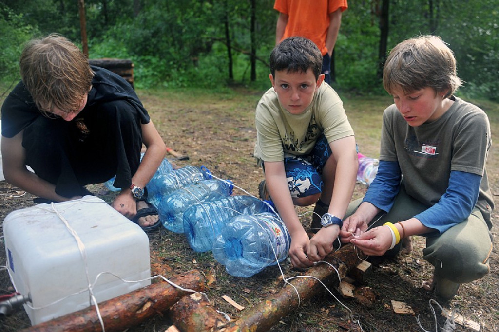 Mazury: Wakacyjny obóz harcerzy Obwodu Tatrzańskiego ZHR