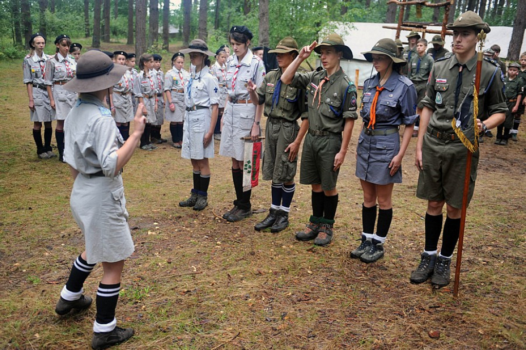 Mazury: Wakacyjny obóz harcerzy Obwodu Tatrzańskiego ZHR