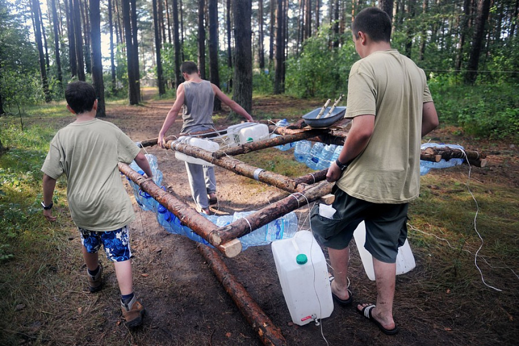Mazury: Wakacyjny obóz harcerzy Obwodu Tatrzańskiego ZHR