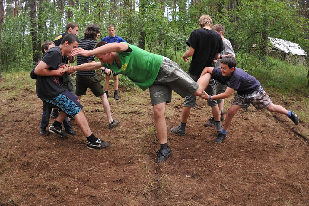 Mazury: Wakacyjny obóz harcerzy Obwodu Tatrzańskiego ZHR