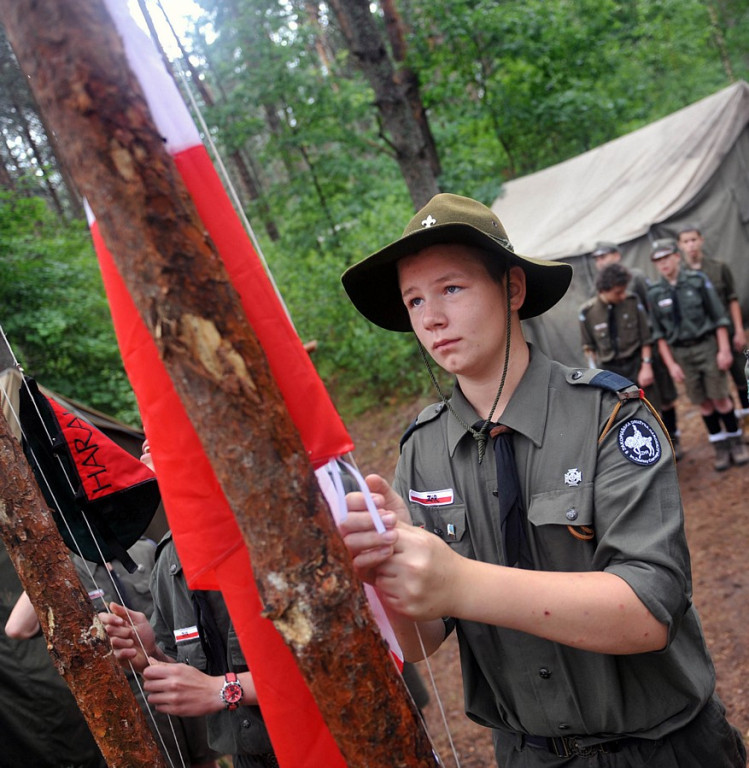 Mazury: Wakacyjny obóz harcerzy Obwodu Tatrzańskiego ZHR