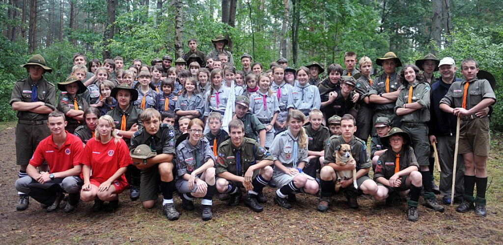 Mazury: Wakacyjny obóz harcerzy Obwodu Tatrzańskiego ZHR