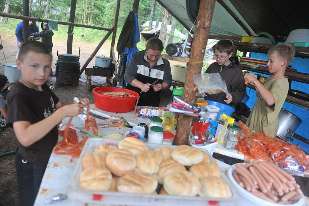 Mazury: Wakacyjny obóz harcerzy Obwodu Tatrzańskiego ZHR