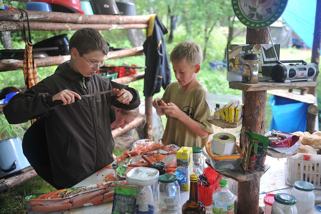Mazury: Wakacyjny obóz harcerzy Obwodu Tatrzańskiego ZHR