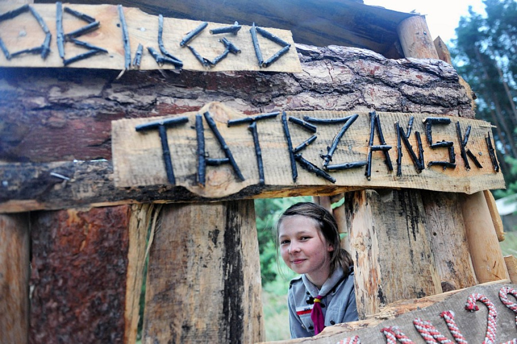 Mazury: Wakacyjny obóz harcerzy Obwodu Tatrzańskiego ZHR