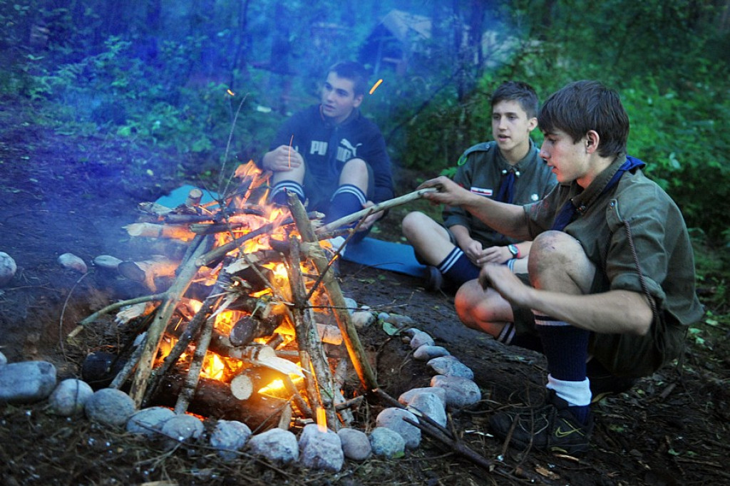 Mazury: Wakacyjny obóz harcerzy Obwodu Tatrzańskiego ZHR
