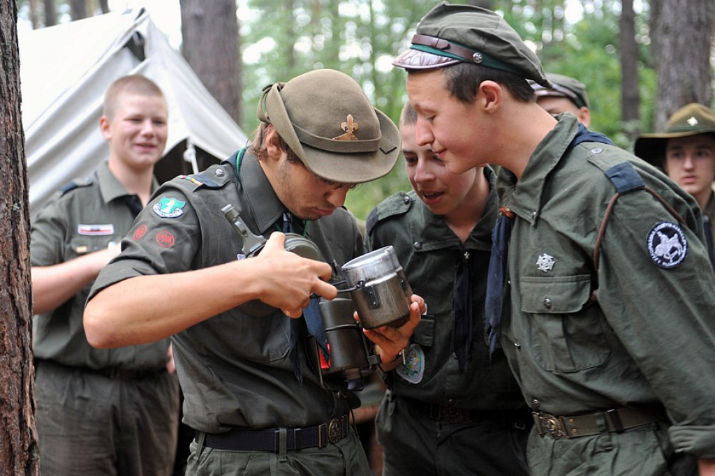 Mazury: Wakacyjny obóz harcerzy Obwodu Tatrzańskiego ZHR